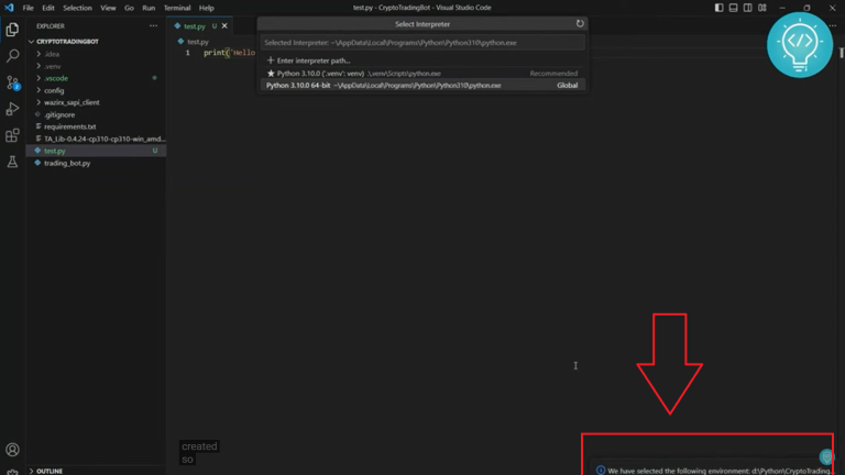 How To Create Virtual Environment For Python In VS Code - The Code City