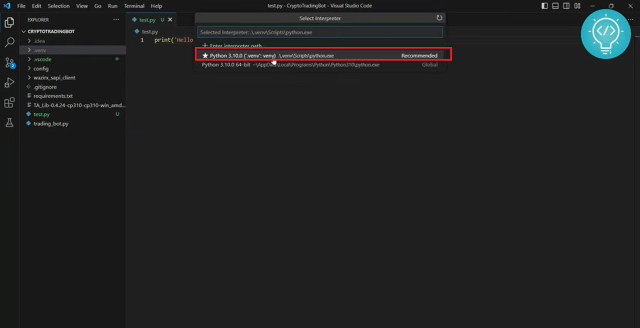 How To Create Virtual Environment For Python In VS Code - The Code City