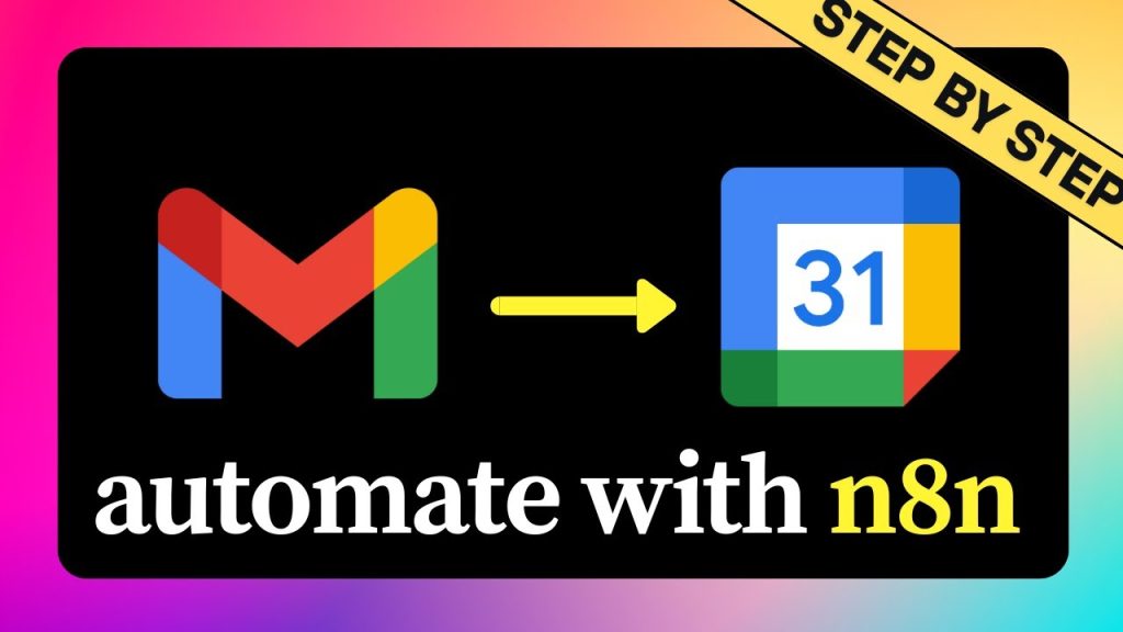 create calendar event from gmail using n8n